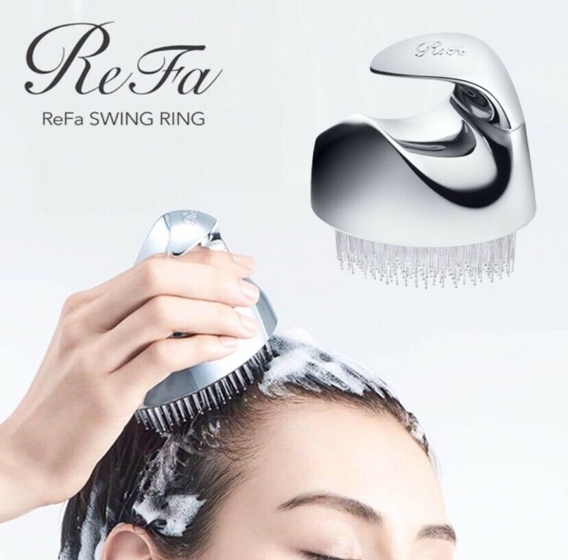 MTG ReFa - SWING RING Scalp Comb Head Massager - Relaxing / Cleansing