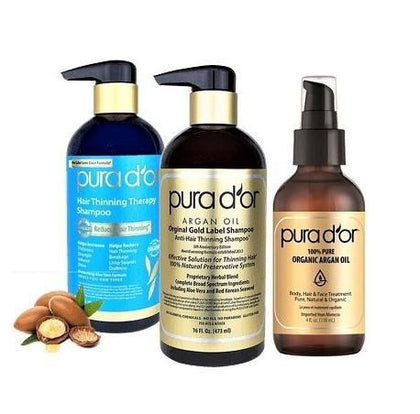 PURA D'OR uses a proprietary blend of organic extracts & oils, including the gold standard to heal hair's individual issues.  PURA D'OR is the premier innovator in natural hair loss prevention | Extra Hair Cares Proudly Selected by Red Moon Bazaar 