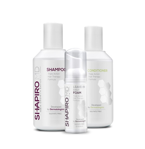 Shapiro MD - a hair treatment company that develops products to combat hair loss & baldness. Making revolutionary restorative hair care line that has helped to regain fuller, thicker hair & confidence. | Proudly Selected by Red Moon Bazaar