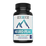 Buy Online High Quality Zhou Nutrition - Neuro Peak Brain Support Supplement - Memory, Focus & Clarity Formula - Optimal Performance - Dmae, Rhodiola Rosea, Bacopa Monnieri, Ginkgo Biloba & M