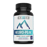 Buy Online High Quality Zhou Nutrition - Neuro Peak Brain Support Supplement - Memory, Focus & Clarity Formula - Optimal Performance - Dmae, Rhodiola Rosea, Bacopa Monnieri, Ginkgo Biloba & M