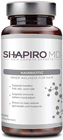 Buy Online High Quality 7.7 Shapiro MD - Inner Wellness for Hair - 3 Naturally Occurring Beta Glucans Supplement for Immune Support - Red Moon Bionic Hair Lab