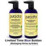 Buy Online High Quality 2.2 PURA D'OR Biotin Original Gold Label Anti-Thinning Shampoo & Conditioner Set, Effective Herbal-DHT Solution . - Red Moon Bionic Hair Lab