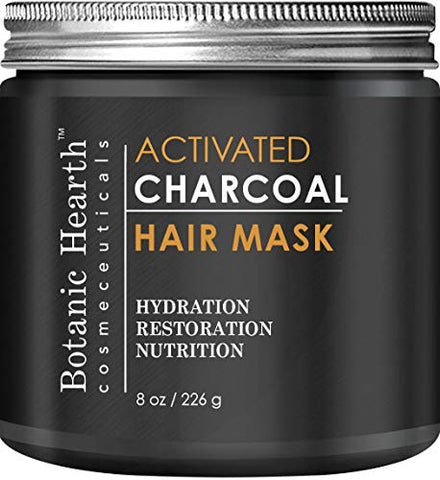 Buy Online High Quality 5.5 Botanic Hearth CHARCOAL Hair Mask - Deep Conditioning, Hydrating & Restorative Hair Mask . - Red Moon Bionic Hair Lab