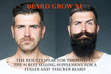 Buy Online High Quality Beard Grow XL - Facial Hair Supplement | Vegan | #1 Mens Hair Growth Vitamins - Red Moon Bionic Hair Lab