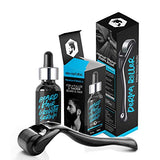 Buy Online High Quality Black Krome Men's Grooming Kit - Derma Roller + Hair Growth & Skin Care Serum - Red Moon Bionic Hair Lab
