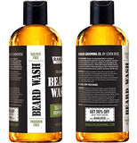 Buy Online High Quality Beard Wash by Ranger - Natural Beard Cleanser & Conditioner - Tea Tree & Peppermint - Growth & Thickening - Red Moon Bionic Hair Lab