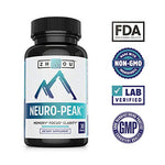 Buy Online High Quality Zhou Nutrition - Neuro Peak Brain Support Supplement - Memory, Focus & Clarity Formula - Optimal Performance - Dmae, Rhodiola Rosea, Bacopa Monnieri, Ginkgo Biloba & M