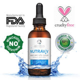 Buy Online High Quality Advanced Trichology -  NutraViv Hair Growth Serum - Thicker Fuller Hair for Men and Women - Guaranteed Results - Red Moon Bionic Hair Lab