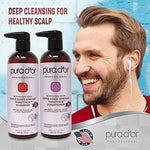 Buy Online High Quality 2.2 PURA D'OR Apple Cider Vinegar Thin2Thick Set Shampoo & Deep Conditioner Biotin, Keratin, Caffeine, Castor Oil . - Red Moon Bionic Hair Lab