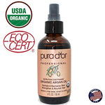 Buy Online High Quality 2.2 PURA D'OR Organic Moroccan Argan Oil (4oz / 118mL) USDA Certified 100% Pure Cold Pressed Virgin Premium Grade Moisturizer Treatment for Dry & Damaged Skin, Hair, F