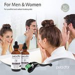 Buy Online High Quality PURA D'OR Unisex Grooming - Vitamin C Serum (4 oz) & 0.25mm Derma Roller Microdermabrasion - Red Moon Bionic Hair Lab