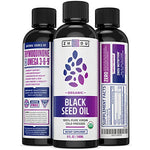 Buy Online High Quality Zhou Nutrition - Usda Certified Organic Black Seed Oil - 100% Virgin, Cold Pressed Omega 3 6 9 - Nigella Sativa Black Cumin - Super antioxidant for Immune Support, Joi