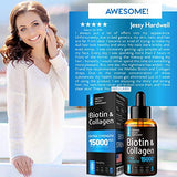 Buy Online High Quality Premium Biotin & Collagen Hair Growth Drops - Potent US Made Hair Growth Product for Best Absorption (Amazon's Best Seller) . - Red Moon Bionic Hair Lab