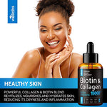 Buy Online High Quality Premium Biotin & Collagen Hair Growth Drops - Potent US Made Hair Growth Product for Best Absorption (Amazon's Best Seller) . - Red Moon Bionic Hair Lab