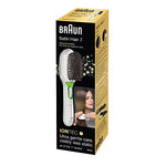 Buy Online High Quality Braun - BR750 - White Satin Anti-static Iontec Hair Brush . - Red Moon Bionic Hair Lab