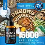 Buy Online High Quality Premium Biotin & Collagen Hair Growth Drops - Potent US Made Hair Growth Product for Best Absorption (Amazon's Best Seller) . - Red Moon Bionic Hair Lab