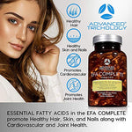 Buy Online High Quality Advanced Trichology EFA Compete with Optimal Omega 3 6 9 Levels of High Potency Flax Oil, Fish Oil, Borage Oil, & Evening Primrose Oil (Amazon's  Best Seller) . - Red 