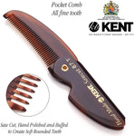 Buy Online High Quality Kent 87T 2.5″ Limited Edition - Folding Hair, Beard & Mustache Comb - Red Moon Bionic Hair Lab