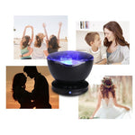 Buy Online High Quality Wavy Ocean Mood Light | Star Light LED Projector | Galaxy Night Light | Bluetooth Speaker - Red Moon Bionic Hair Lab