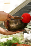 Buy Online High Quality Tibetan Large Singing Bowl for Sound healing | Himalayan Bowl for Meditation | Spiritual Chakra Bowl - Red Moon Bionic Hair Lab