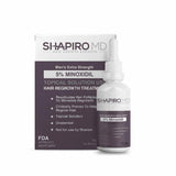 Buy Online High Quality 7.7 SHAPIRO MD - Men's Extra Strength 5% MINOXIDIL - Topical Solution, Hair Regrowth Serum - Red Moon Bionic Hair Lab