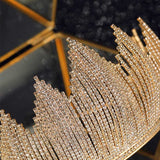 Buy Online High Quality Luxury Crytal Rhinestone Tiara Handmade Crowns Princess Hair Tiara Wedding Brida - Red Moon Bionic Hair Lab