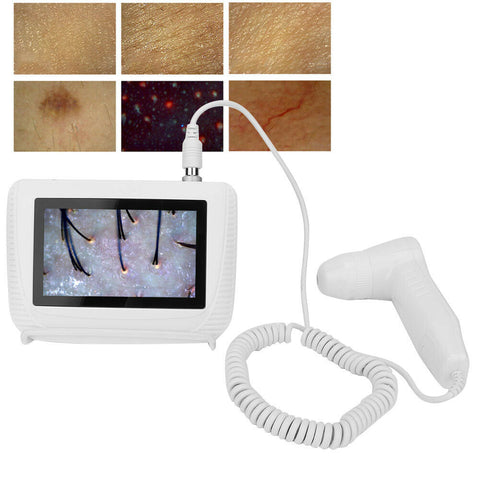Buy Online High Quality Dermo 7 - Wifi Digital Scalp Hair Microscope - Skin condition Analyzer - Dermatology tool - 200X digital Magnifier . - Red Moon Bionic Hair Lab