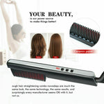 Buy Online High Quality Super Handy Ionic Hair Straightener Hot Comb - Anti-Scald - 6 Heat Levels - Travel Pack . - Red Moon Bionic Hair Lab