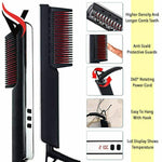 Buy Online High Quality Super Handy Ionic Hair Straightener Hot Comb - Anti-Scald - 6 Heat Levels - Travel Pack . - Red Moon Bionic Hair Lab