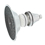 Buy Online High Quality Brondell -  Filtered Shower Head Single - Spray 6.5 - help rebalance the PH level of the scalp and hair -  in Chrome Obsidian Face 10000 Gal . - Red Moon Bionic Hair L