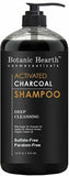 Buy Online High Quality 5.5  Botanic Hearth Activated CHARCOAL Shampoo - Daily Detoxifying & Balancing - Argan, Almond, Camellia Seed, Avocado, Coconut, Botanical Keratin  . - Red Moon Bionic