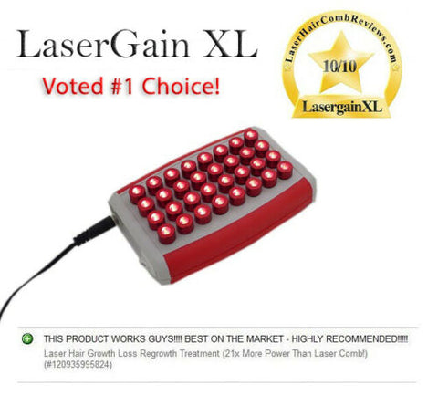 Buy Online High Quality Laser Grain XL Hair Growth Comb Regrowth Promoter (28x More Power Than Other Lasers) . - Red Moon Bionic Hair Lab