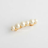 Buy Online High Quality Signed LELE SADOUGHI Imitation Pearl Barrette Hair Clip - Red Moon Bionic Hair Lab